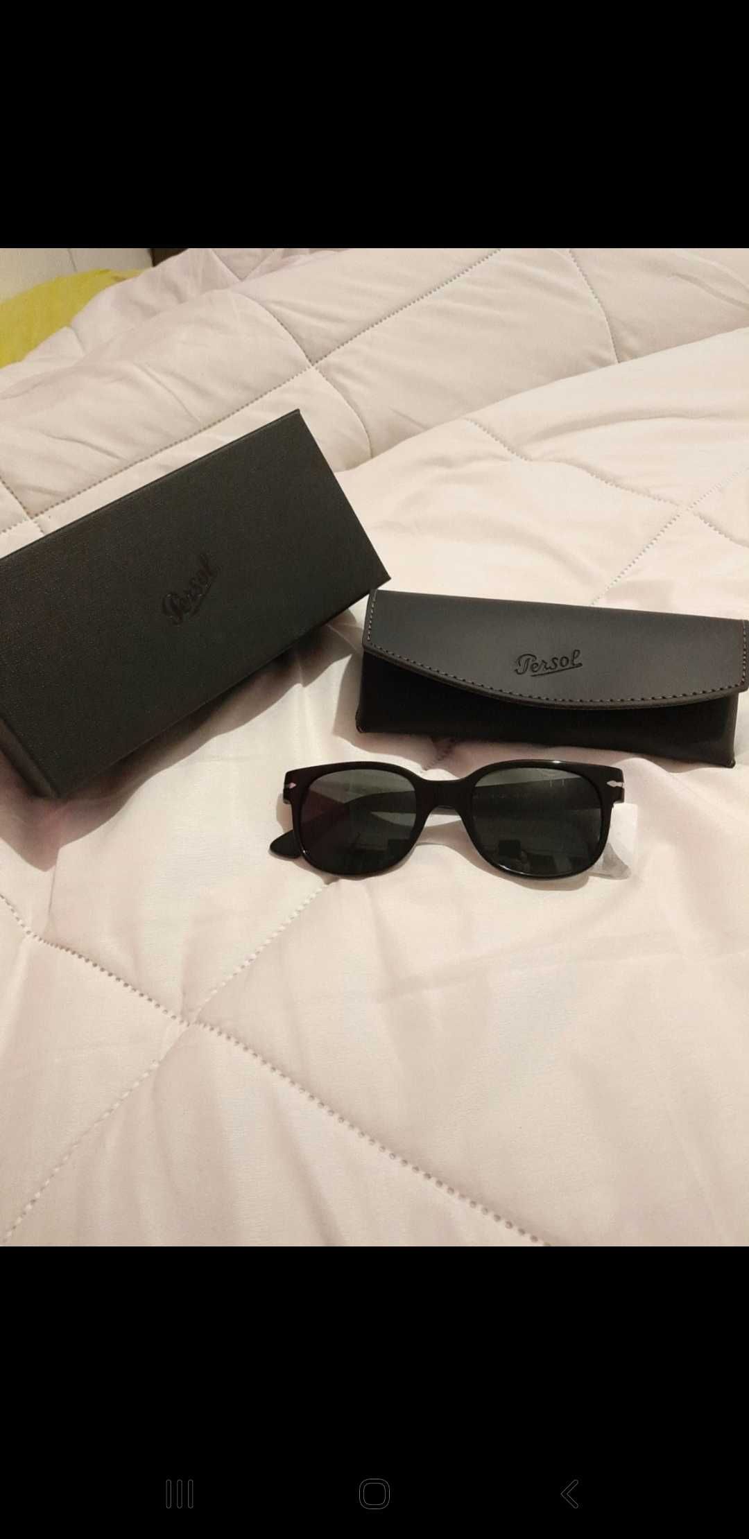 Óculos de sol persol pretos modelos 3257s