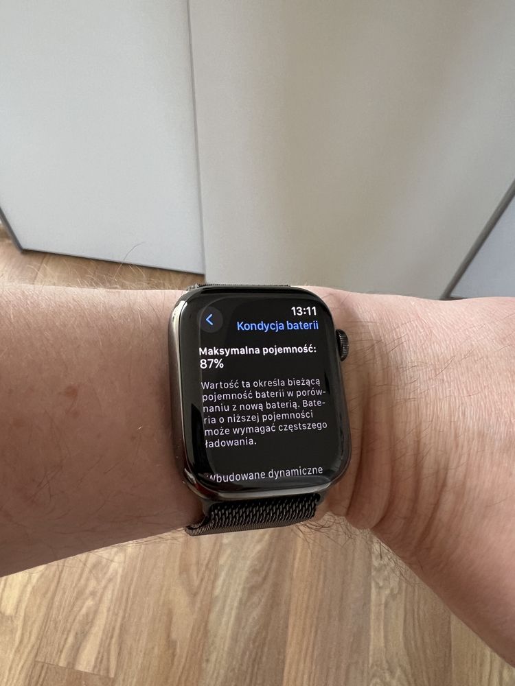 Apple Watch 7 - 45mm - cellular - graphite - stainless steel - F-VAT