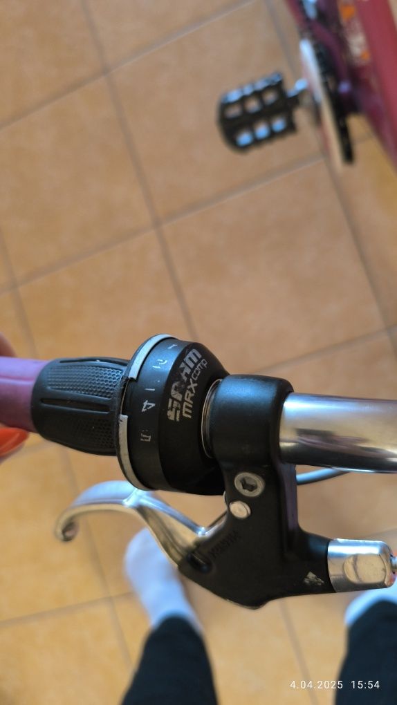 Rower koło 20" różowy decatlon