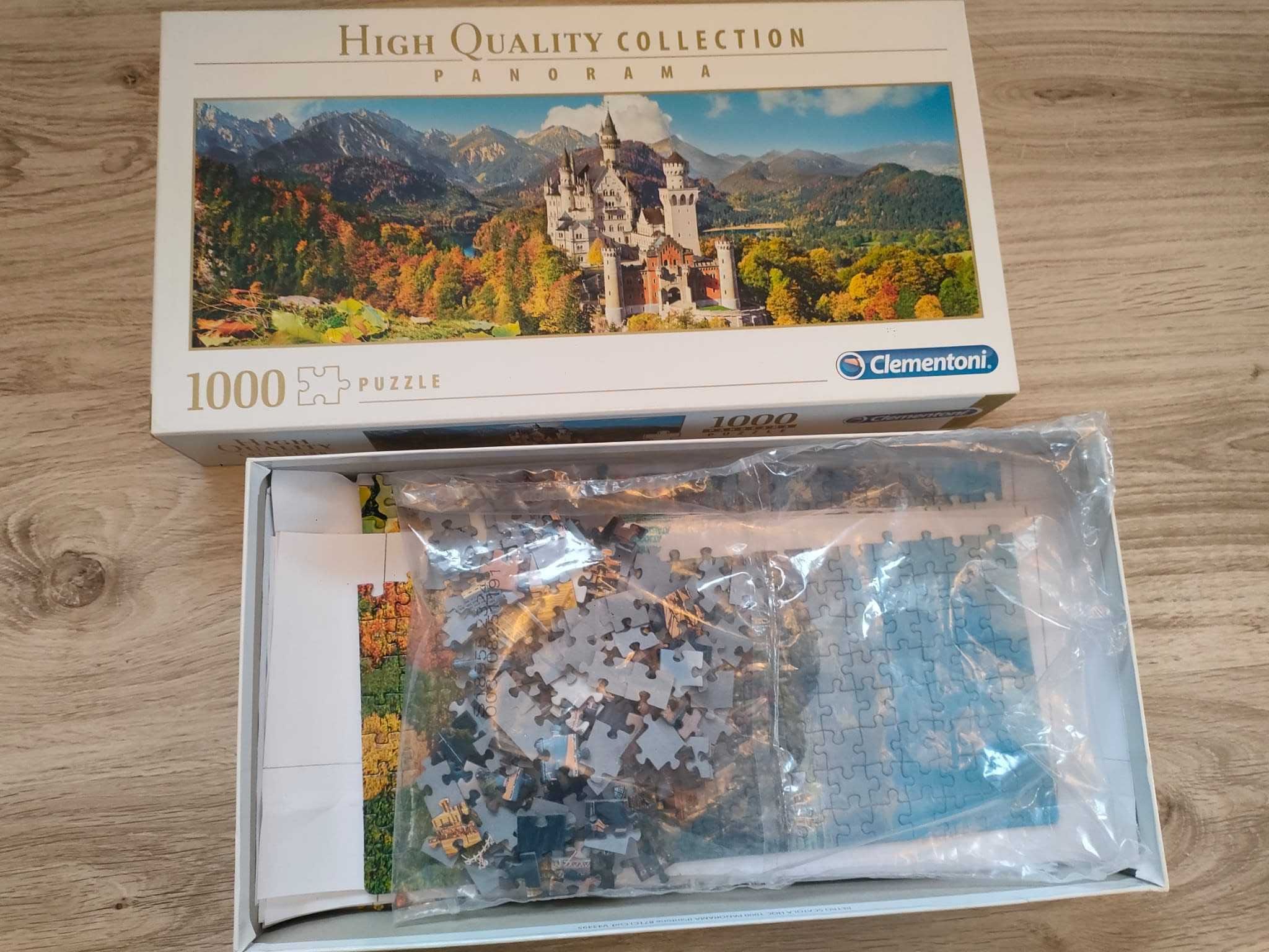 Puzzle Clementoni 1000 elementów - Zamek Neuschwanstein