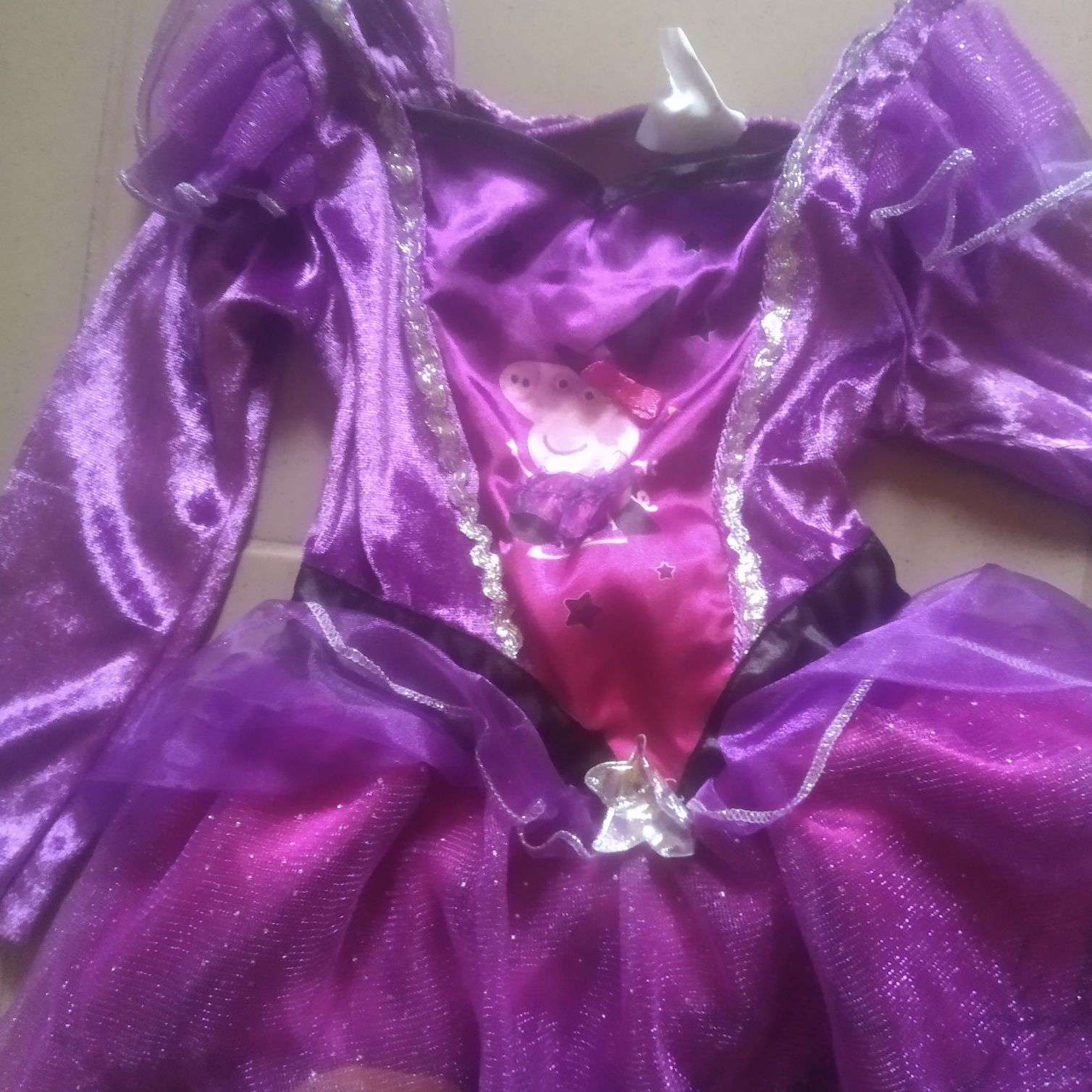 Strój Peppa czarodziejka na 80-86 cm