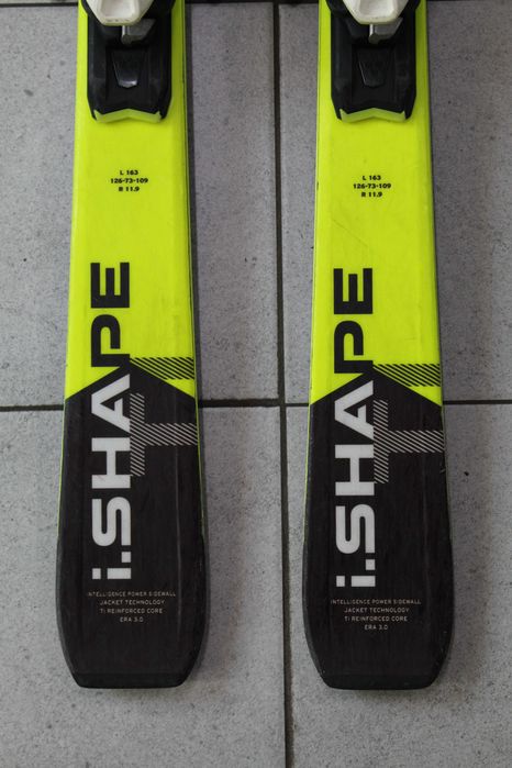 Narty HEAD iSHAPE 163 cm + wiązania HEAD