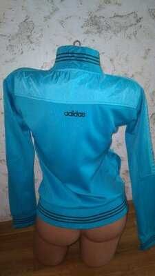 Кофта голубая спортивная Adidas (Адидас) М 46р.