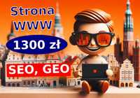 Strona internetowa dla małego biznesu za 1.300 zł ! 5 podstron/SEO/GEO