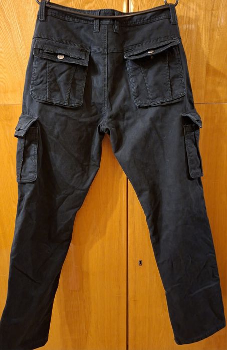 Ocieplane bojówki męskie spodnie XL