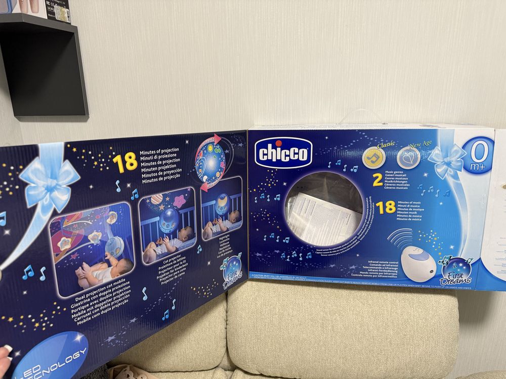 Мобіль Chicco  3 в 1/нічник/проектор