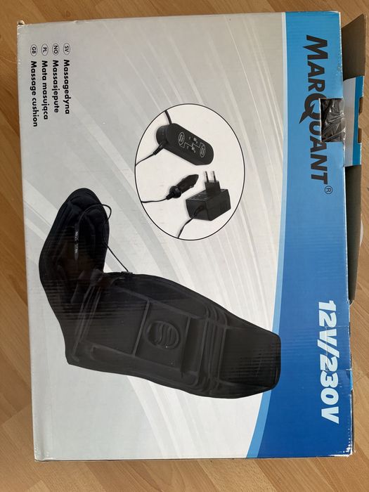 Masażer na fotel Marquant 12V/230V – do auta i domu