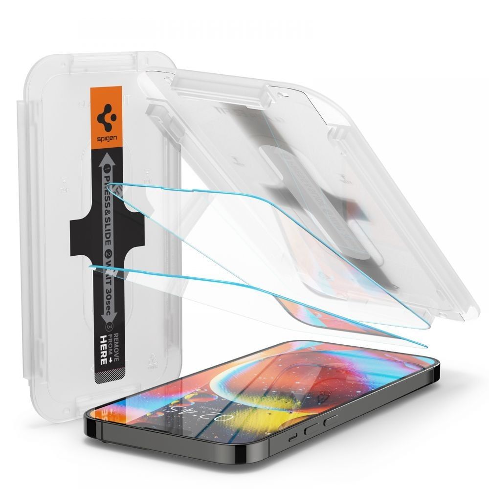 2X Szkło Hartowane Spigen Glas.tr "Ez Fit"Do Iphone 13 Pro Max