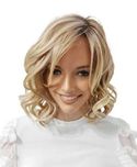 peruka falowana long bob Cheerful -tremo hair  blonde mix -Nessaja