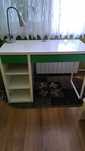 Biurko IKEA STUV
Biurko IKEA STUVA białe zielone, szuflady, półki
A b