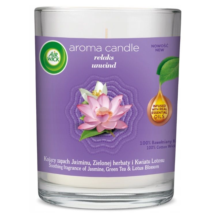 Air Wick Aroma Candle Świeca Zapachowa Relaks 220G (P1)