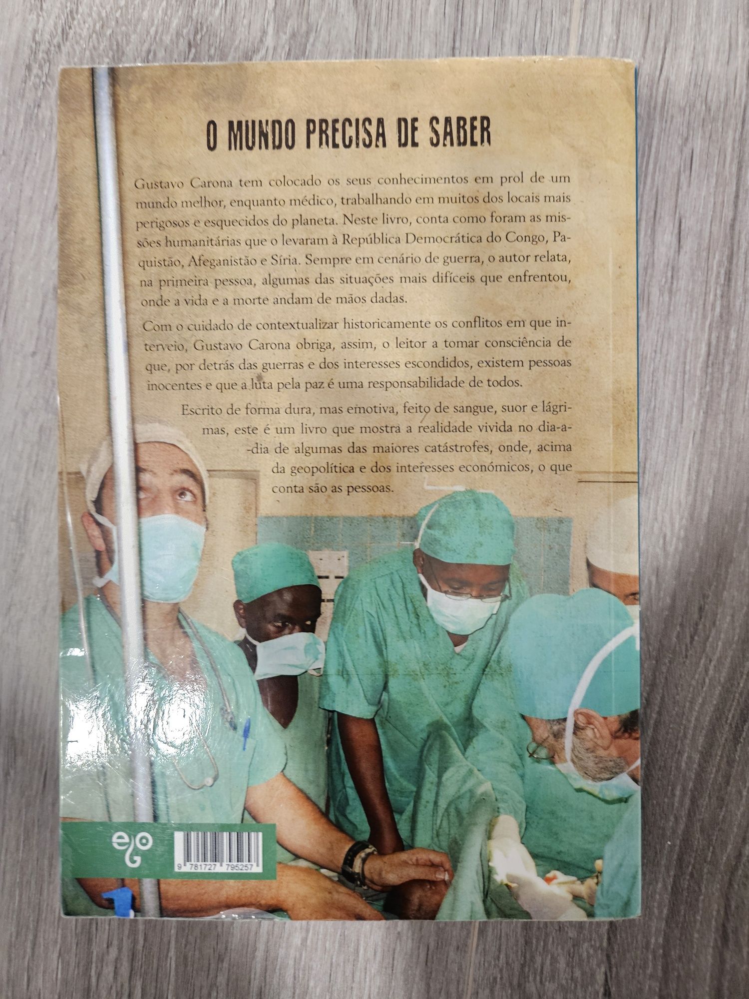 Livro "O Mundo precisa de saber"