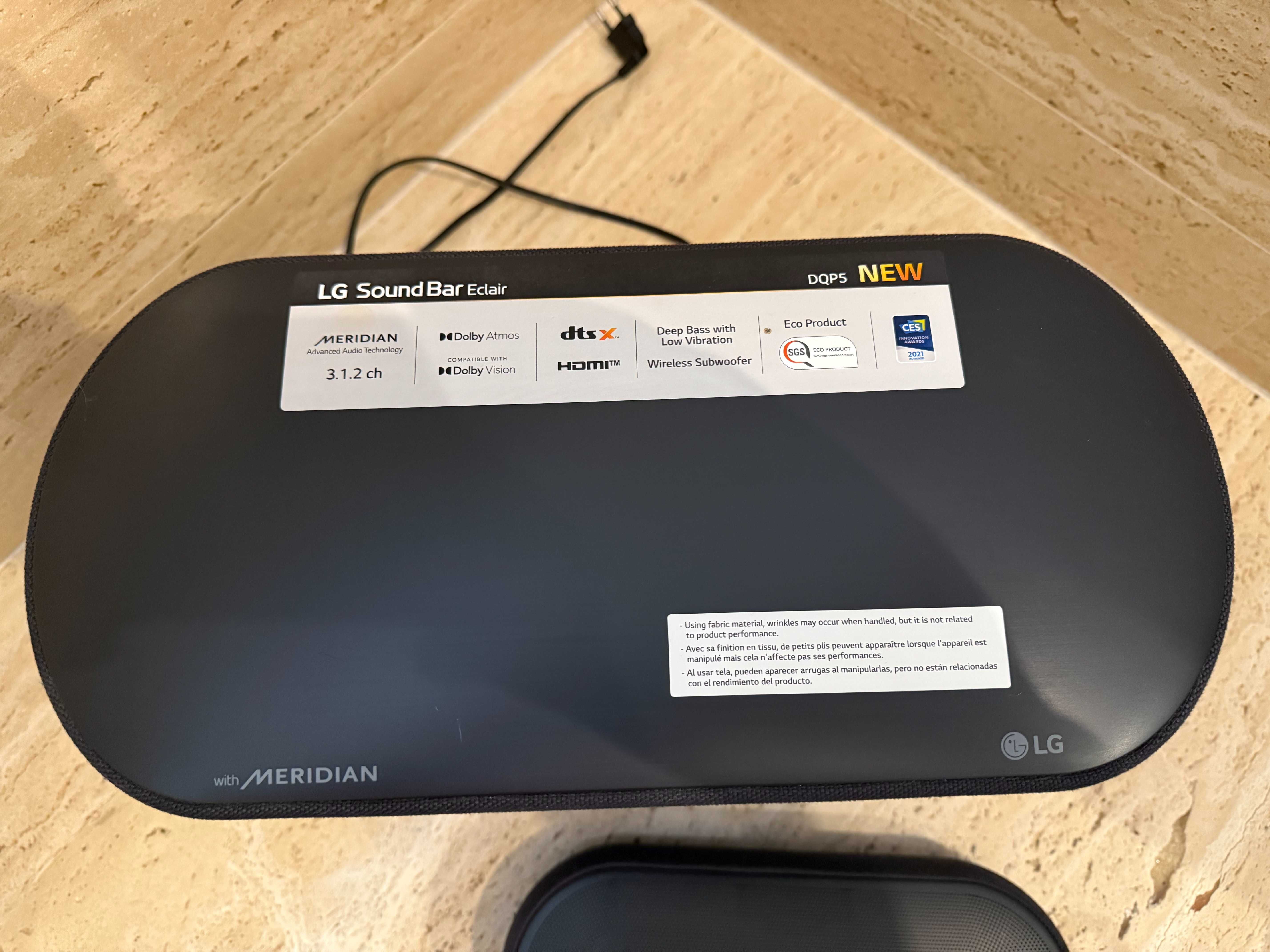 Soundbar LG Eclair QP5 3.1.2 Bluetooth Dolby Atmos DTS X