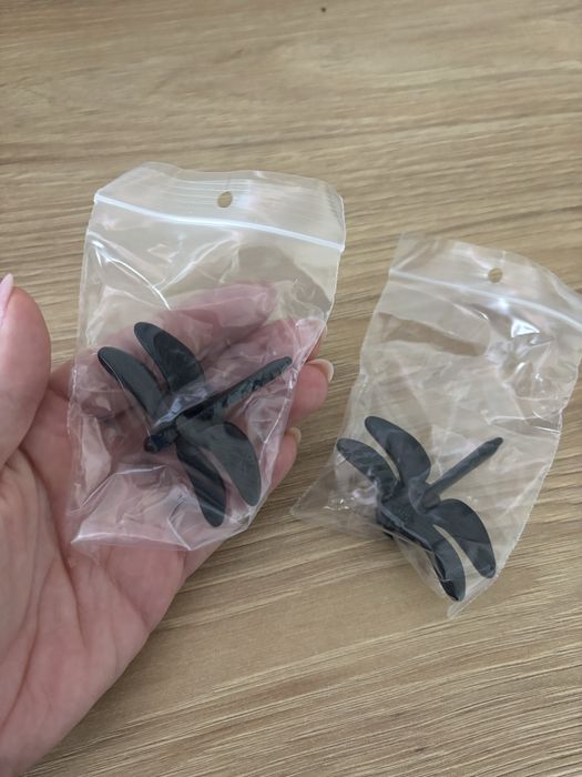 Uchwyt ważka czarny x 2 szt nowe