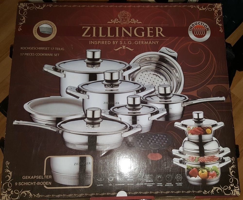2 набора посуды Zillinger 17 предметов