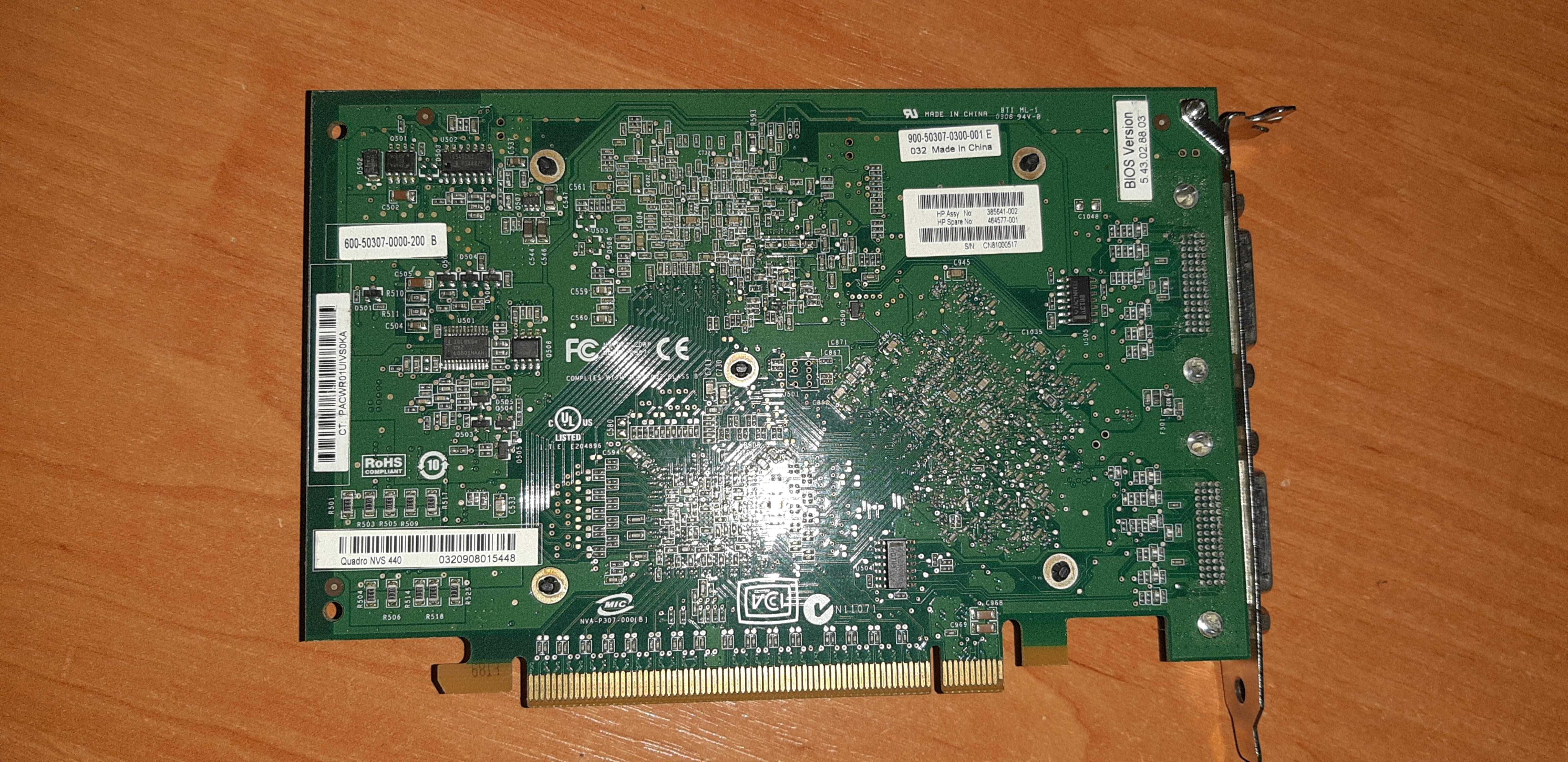 Видеокарта  NVIDIA Quadro NVS 440 PCIe x16 2xLFH 59 DMS-59