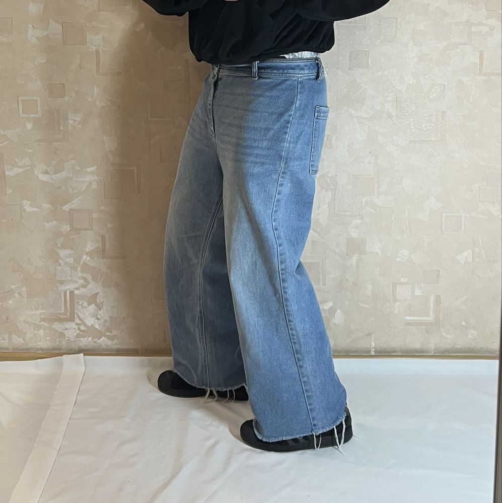 Широкі джинси беггі baggy big boy wide wideleg opium rap реп fade