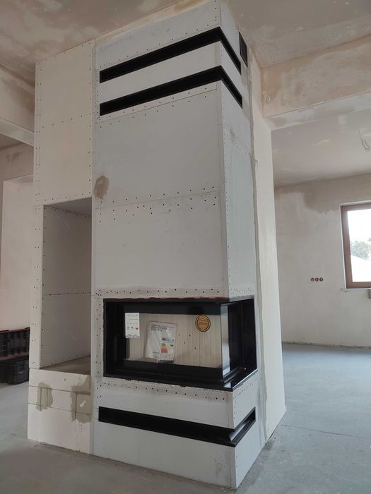 Kompletny kominek Kominek z montażem, kominki obudowa kominka komplet