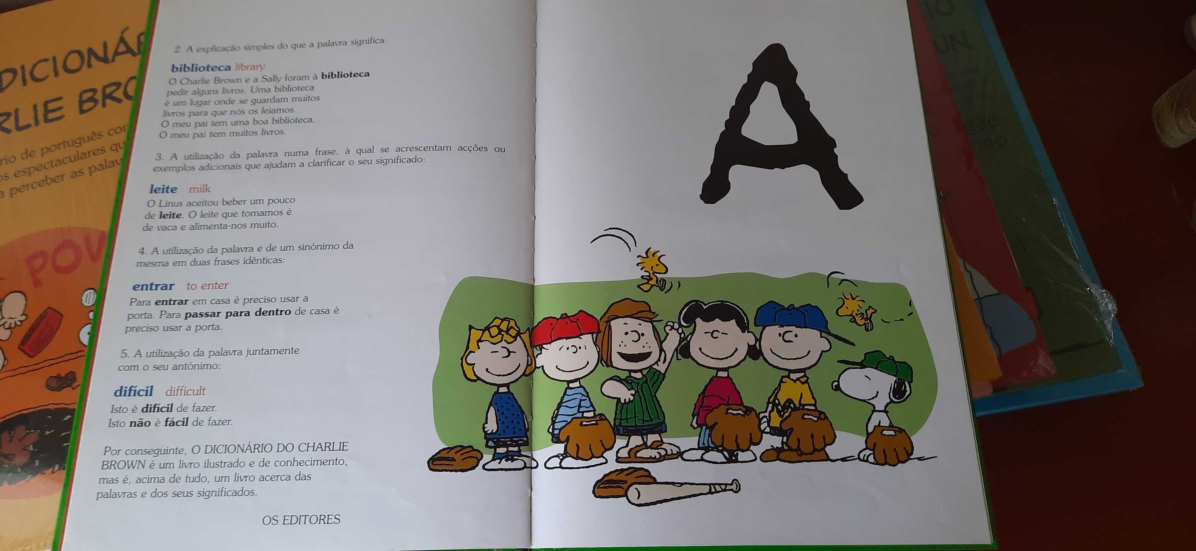 Coleção de 16 Dicionários do Charlie Brown Novos.