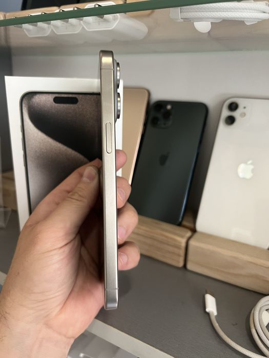  iPhone 15 Pro Max 256gb Natural Titanium Neverlock Ідеальний стан