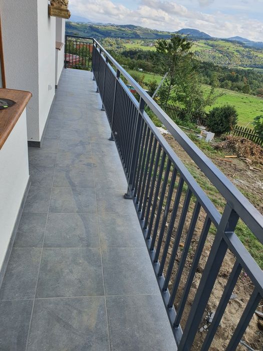 Balustrada pionowa 20x20 ocynk malowany proszkowo