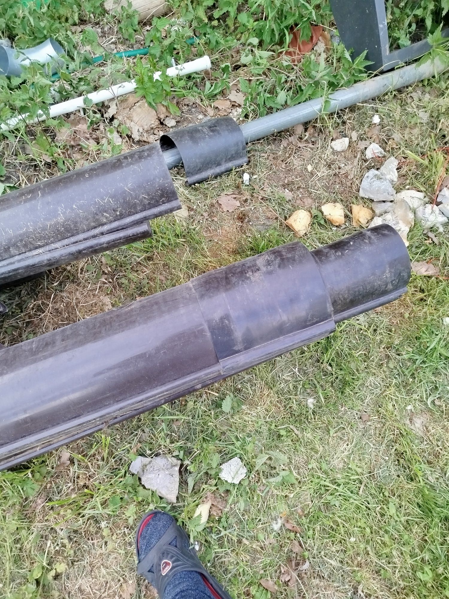 Sprzedam rynny plastikowe z demontazu