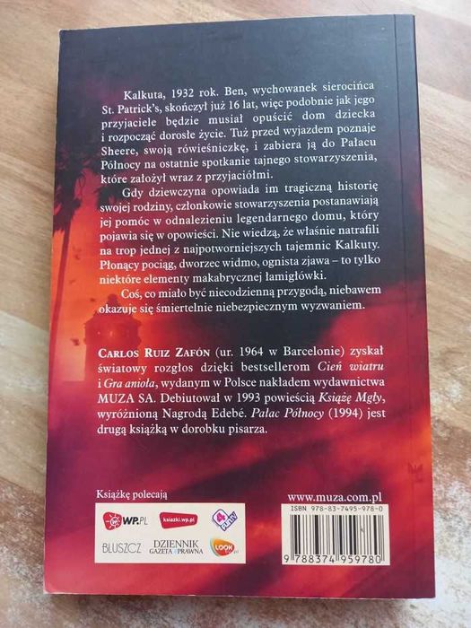 Carlos Ruiz Zafon Pałac północy