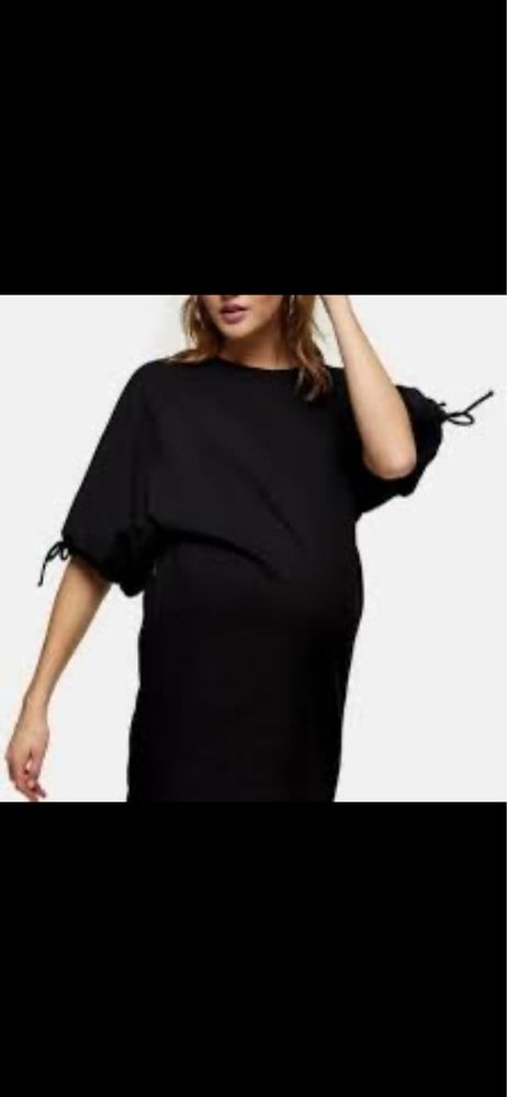 Topshop стильне чорне плаття сукня для вагітних  s - m розмір