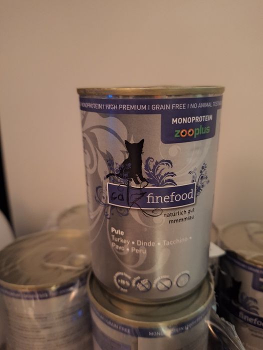 Catz finefood karma mokra monoproteinowa zooplus, 6 x 400 g