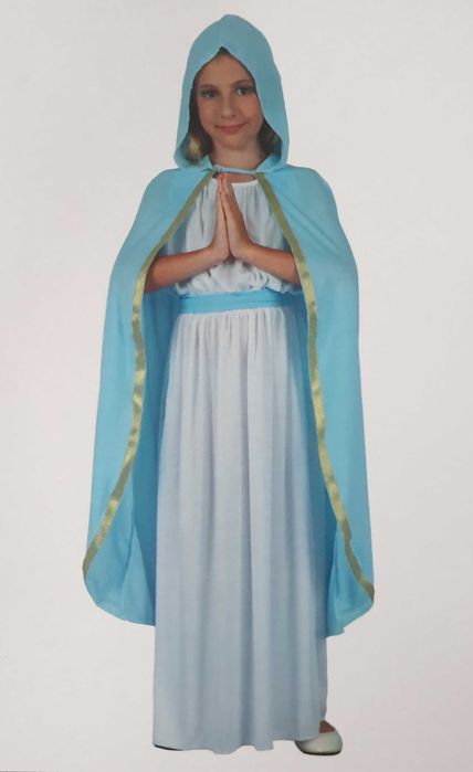 Strój Maryja Jasełka przebranie 120-130