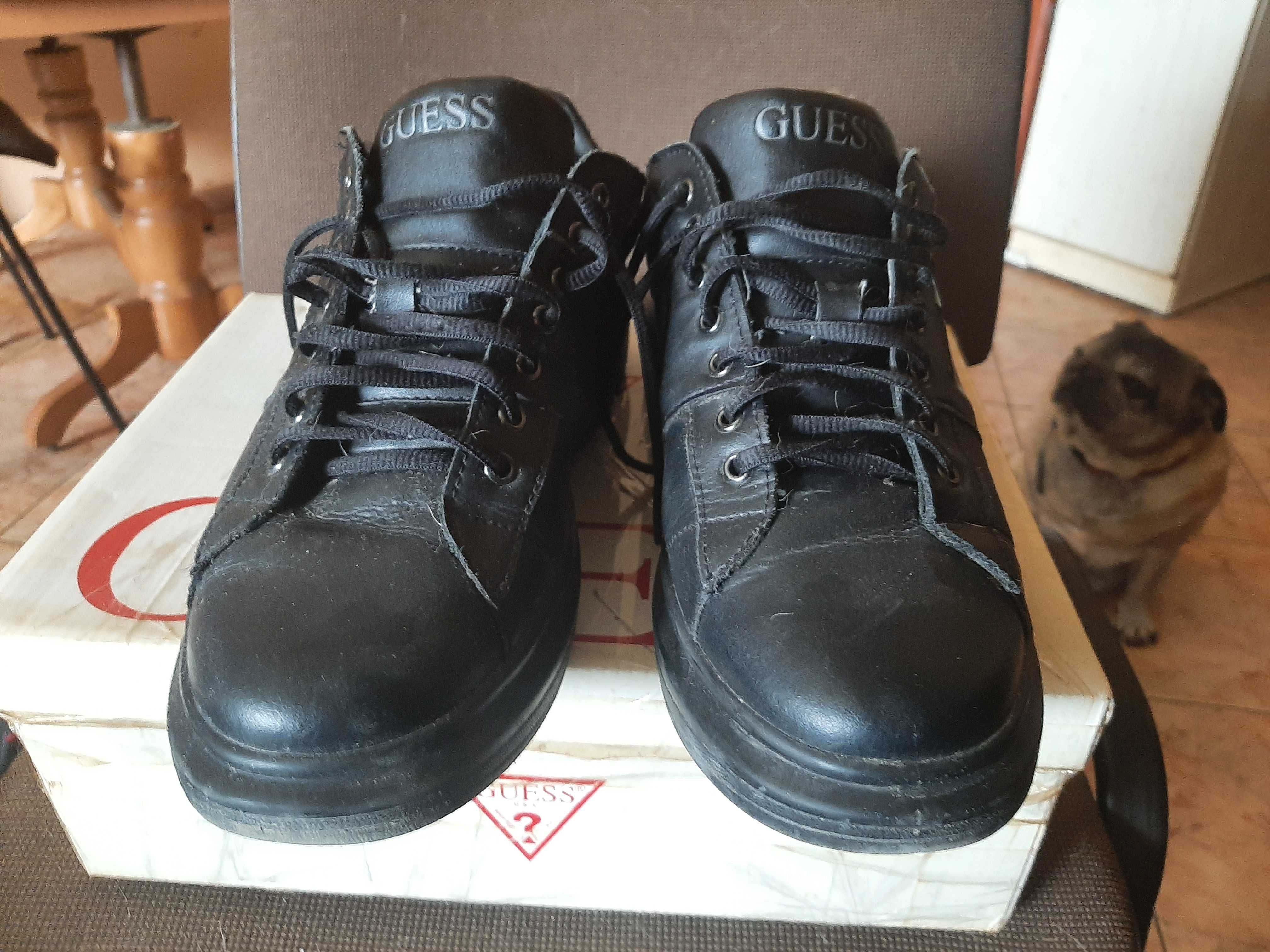 Guess oryginalne skórzane buty 45