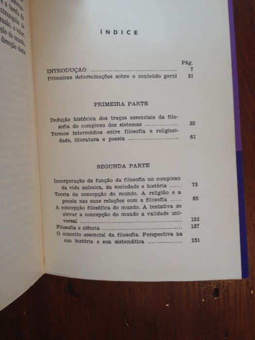 Wilhelm Dilthey - Essência da Filosofia