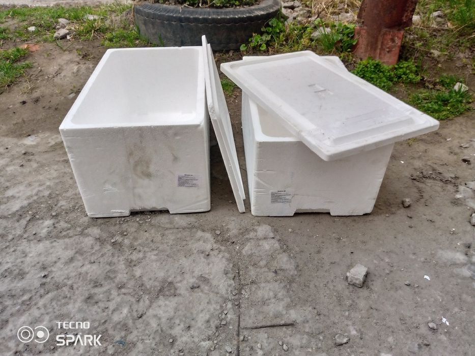 термобокс пенопластовый ящик термоящик для пикника туризма