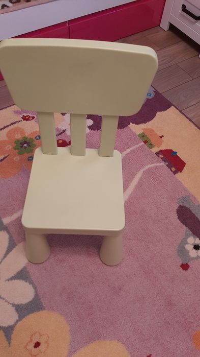 Krzesełko Mamut zielone Ikea