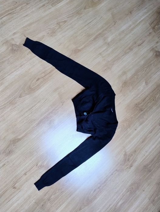 Czarne bolerko dzianinowe xs