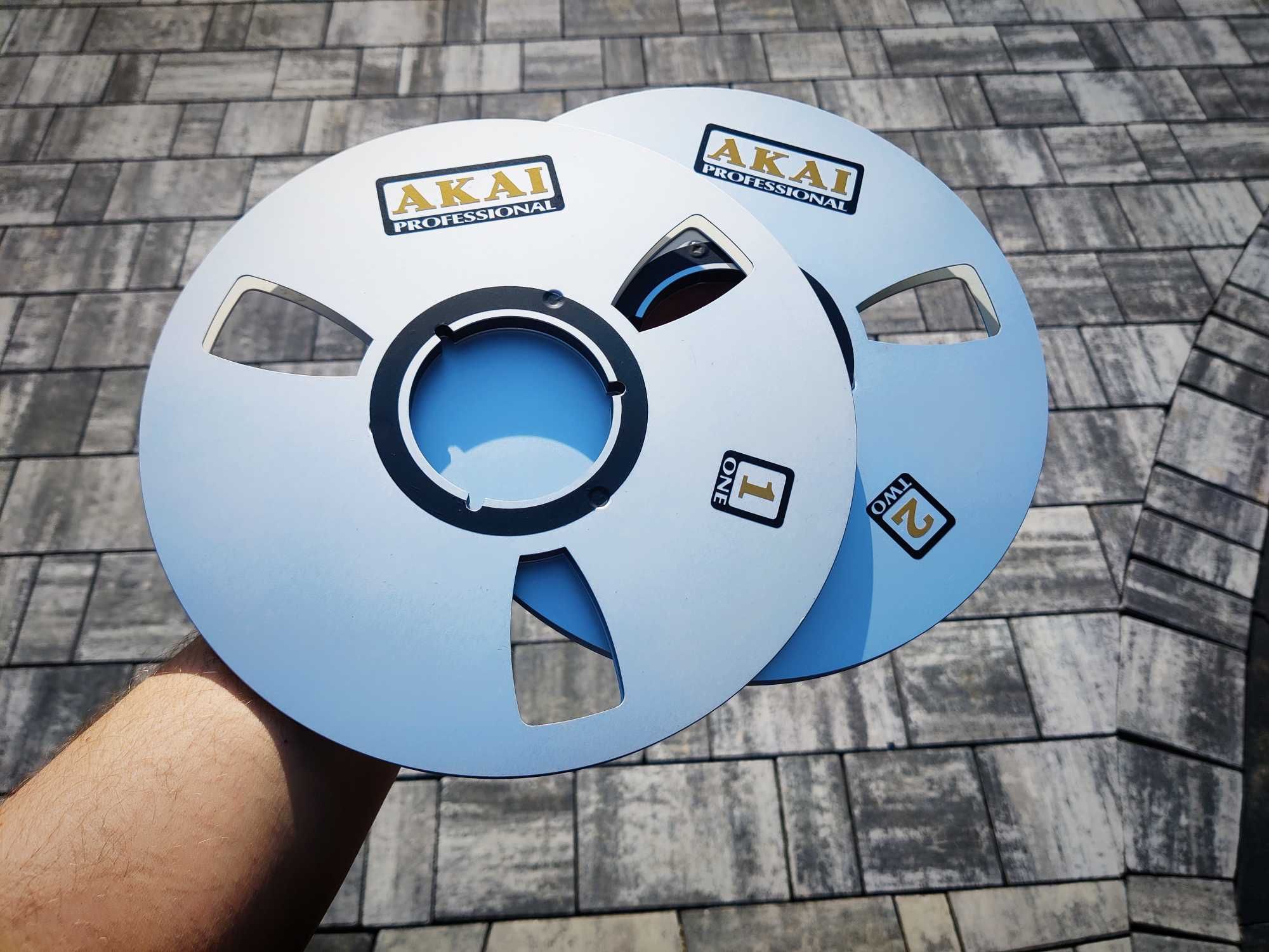 Akai szpule aluminiowe do magnetofonu szpulowego