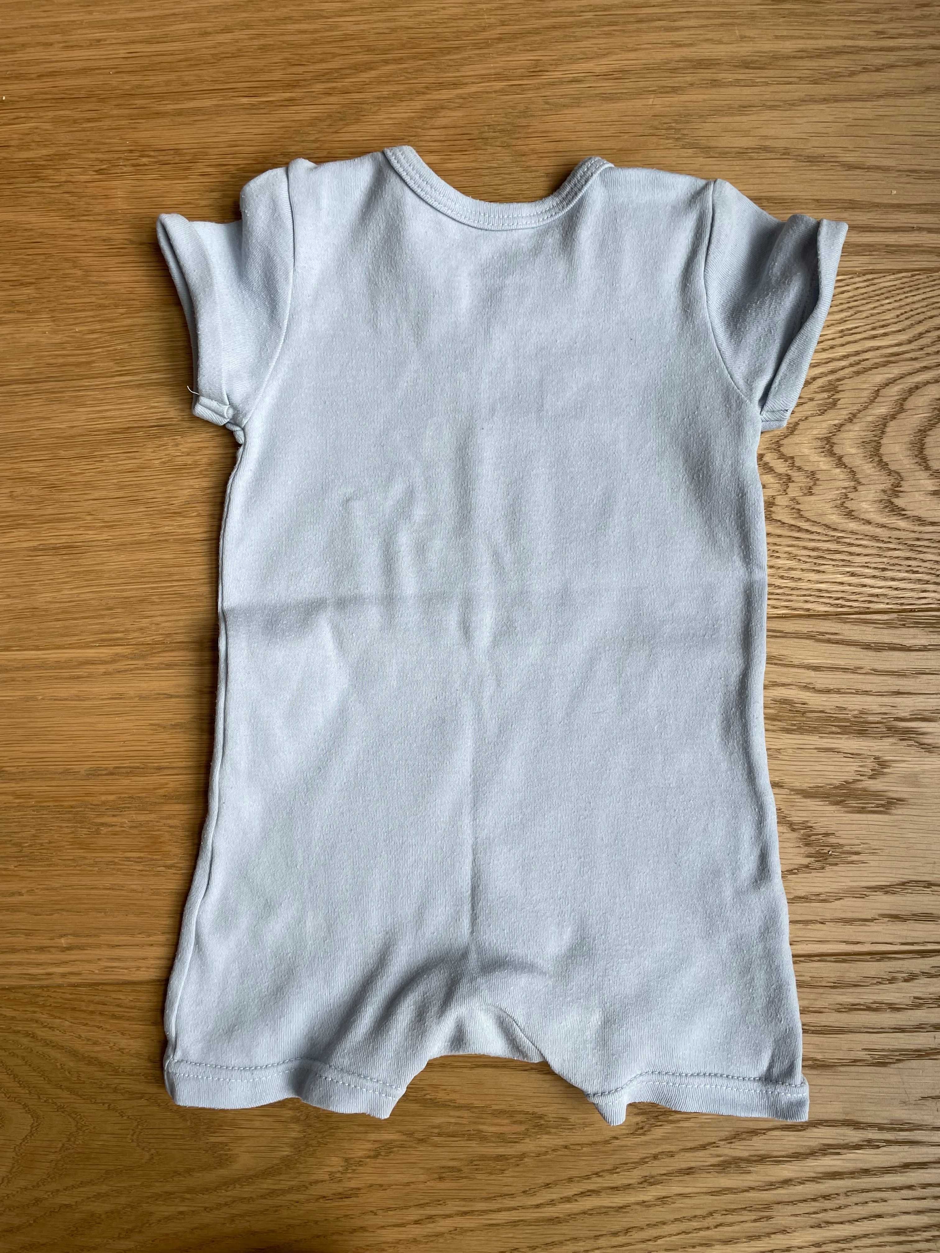Rampers niemowlęcy So Cute (błękitno-biało-żółty, 74 cm)