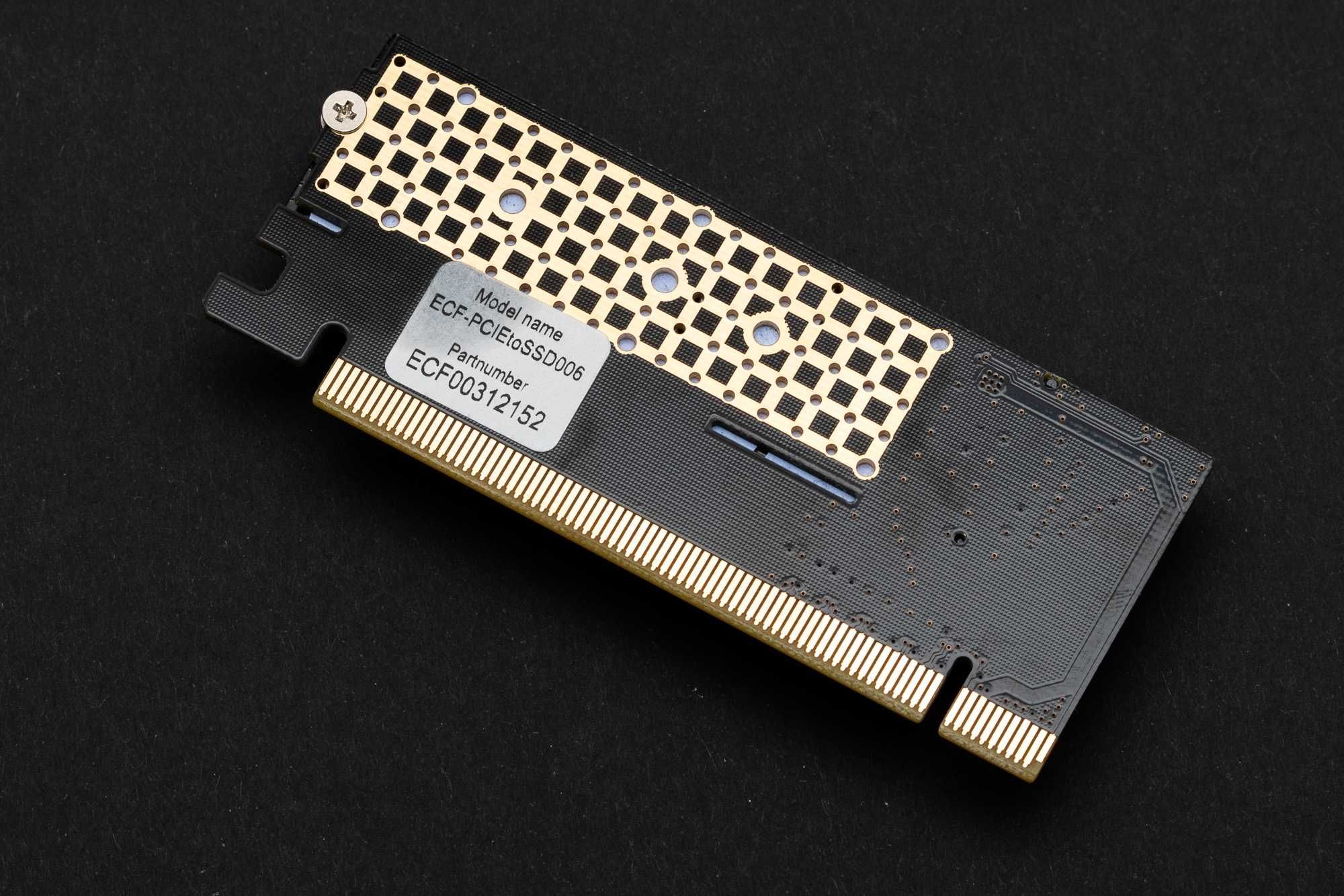 Адаптер переходник PCIe 3.0 - M.2 M Key + радиатор охлаждения M.2 NVMe