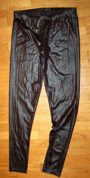 WYPRZ spodnie leginsy metalic rozmiar L/XL