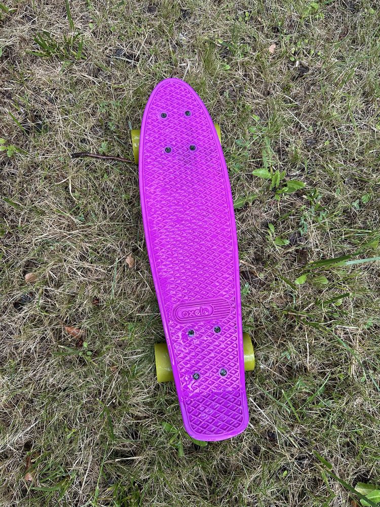 Deskorolka fishboard plastikowa skateboard decathlon oxelo