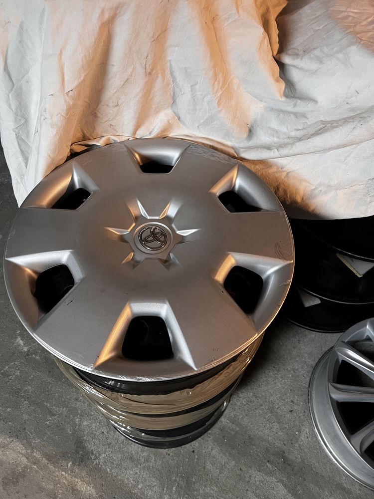 Felgi stalowe 15” 4x100 toyota kolpaki gratis