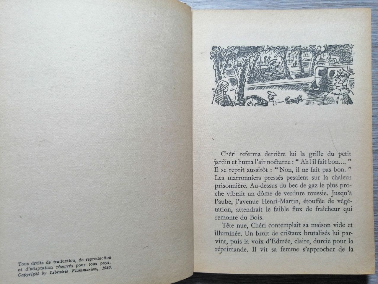 Colette. La fin de Cheri, видання 1926, французькою мовою