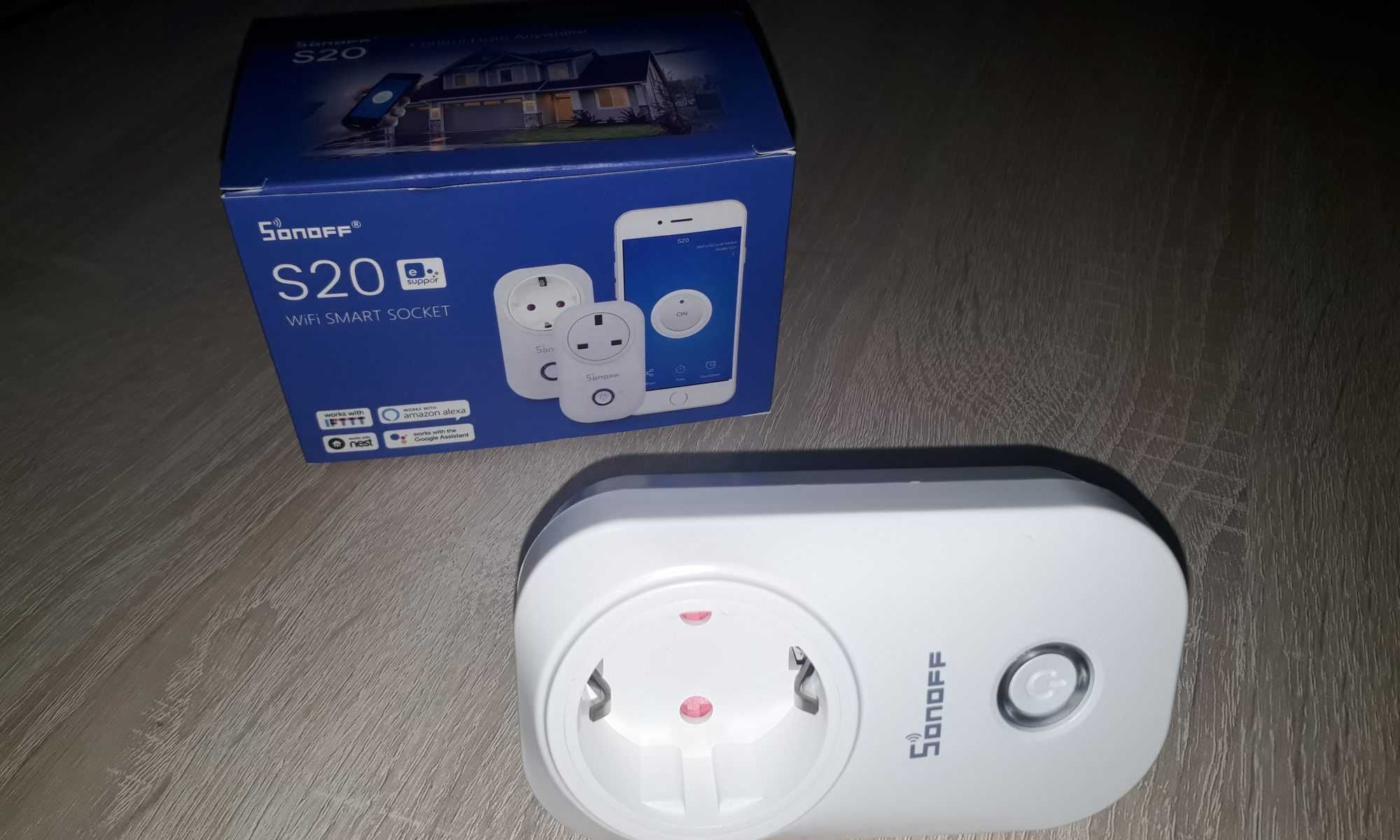 Розумна Wi-Fi розетка Sonoff S20 EU — керуй приладами зі смартфона!