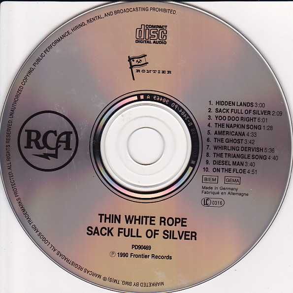 THIN WHITE ROPE cd Sack Full Of Silver      super indie