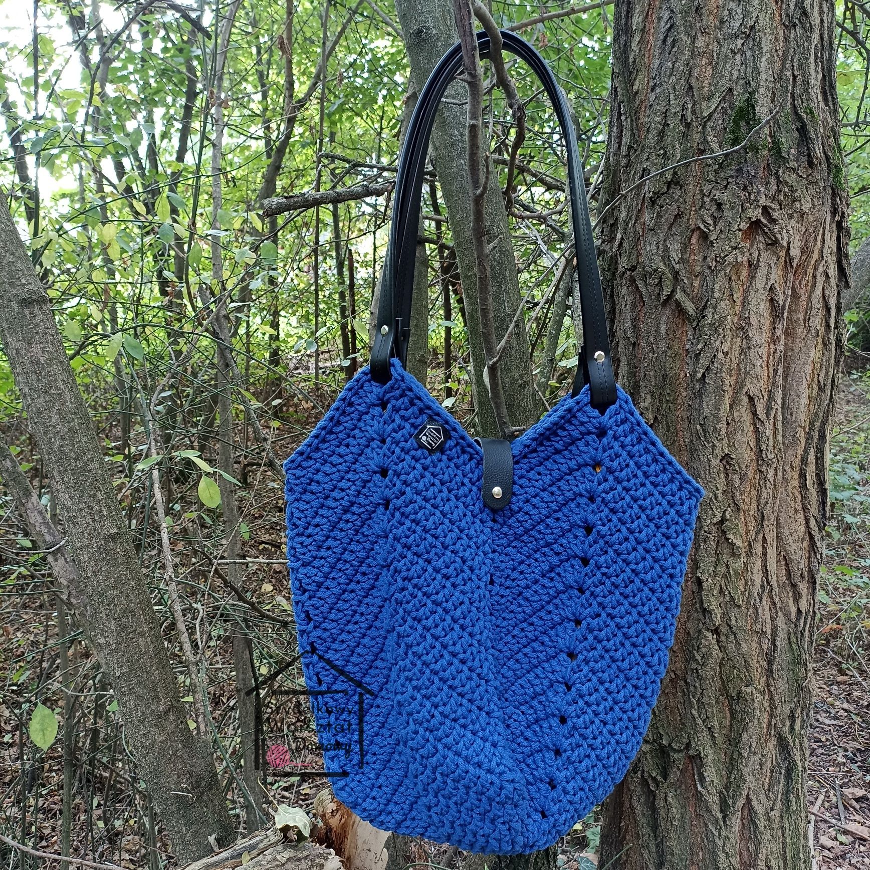 Torba tulipan, shopperka, rękodzieło, handmade