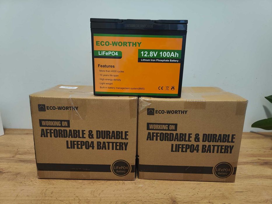 Акумулятори LiFePO4 АКБ 100A 12.8V - Наявність!