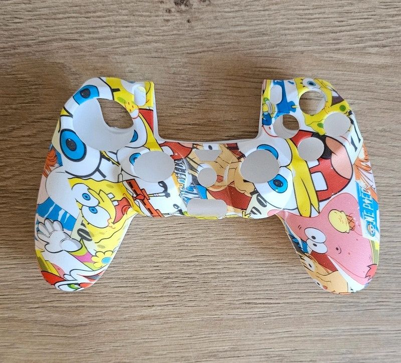 Silikonowy pokrowiec etui na kontroler Playstation 4 PS4 SpongeBob