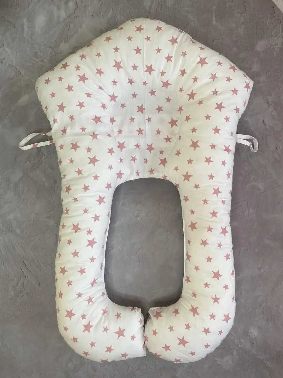 Кокон  для новорожденных з бортиками для сна, подушка ортопедическая