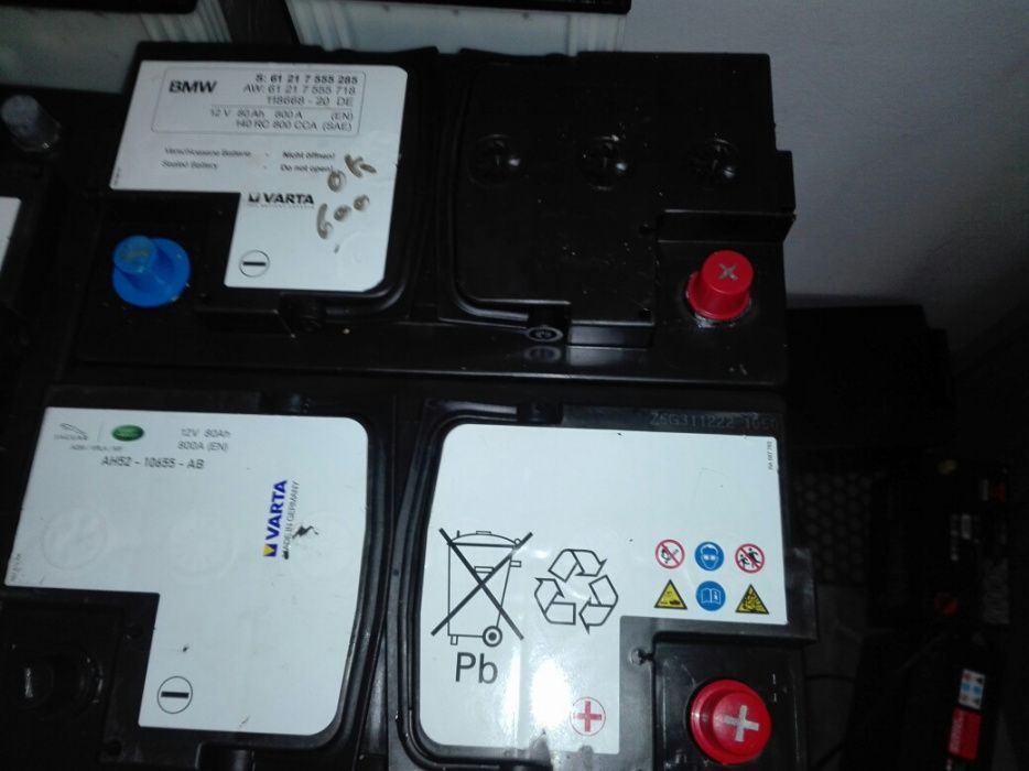 Bateria  auto AGM start stop multimarcas e originais