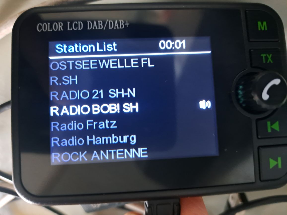Adapter Radio cyfrowe odbiornik zestaw głośnomówiący odtwarzacz DAB+